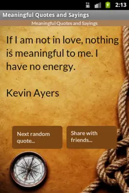 Meaningful Quotes and Sayings android App screenshot 9